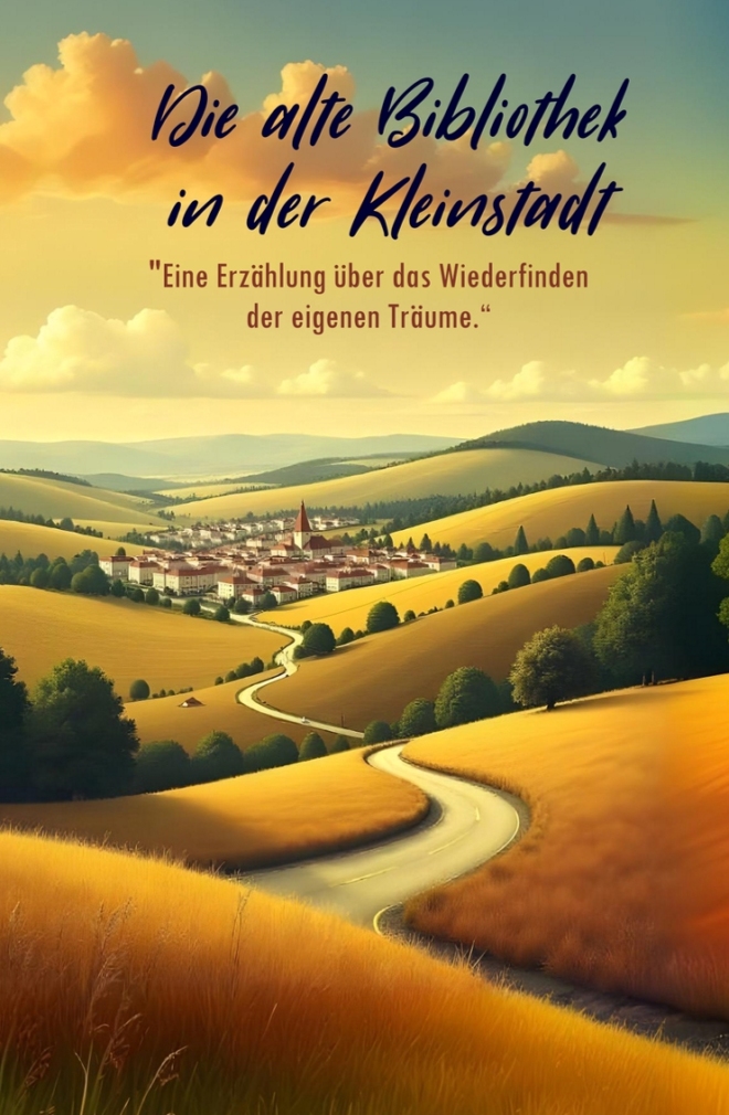 Die alte Bibliothek in der Kleinstadt
